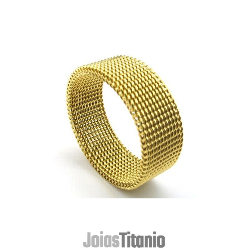 Anel De Titânio De Alta Qualidade Com Formato Elegante E Belas Cores