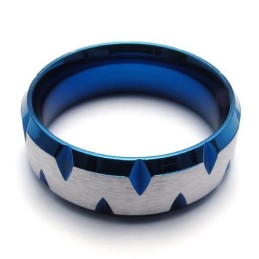 Anel De Titânio Finamente Processado, Lindo Em Cores, Excelente Qualidade