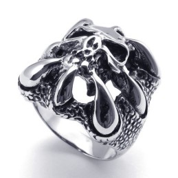 Anel De Titânio Com Cores Delicadas E Finamente Processadas Para Uma Reputação Duradoura