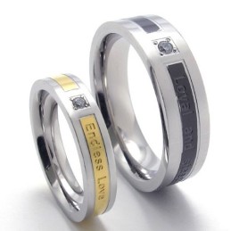 Design Hábil, Cores Lindas, Anel De Titânio De Qualidade Superior