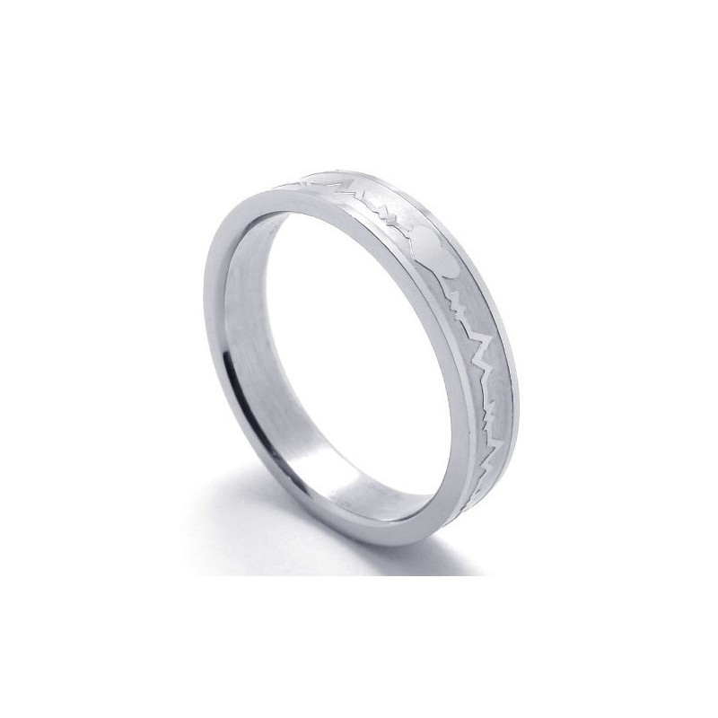 Anel De Titânio Com Formato Elegante E Brilho De Cor, O Rei Da Qualidade