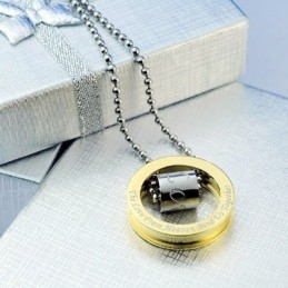 Presentes Da Moda Para Seu Namorado: Colar Com Pingente De Titânio Masculino