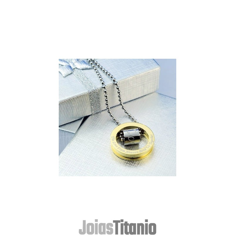 Presentes Da Moda Para Seu Namorado: Colar Com Pingente De Titânio Masculino Presentes Da Moda Para Seu Namorado: Colar Com Pingente De Titânio Masculino