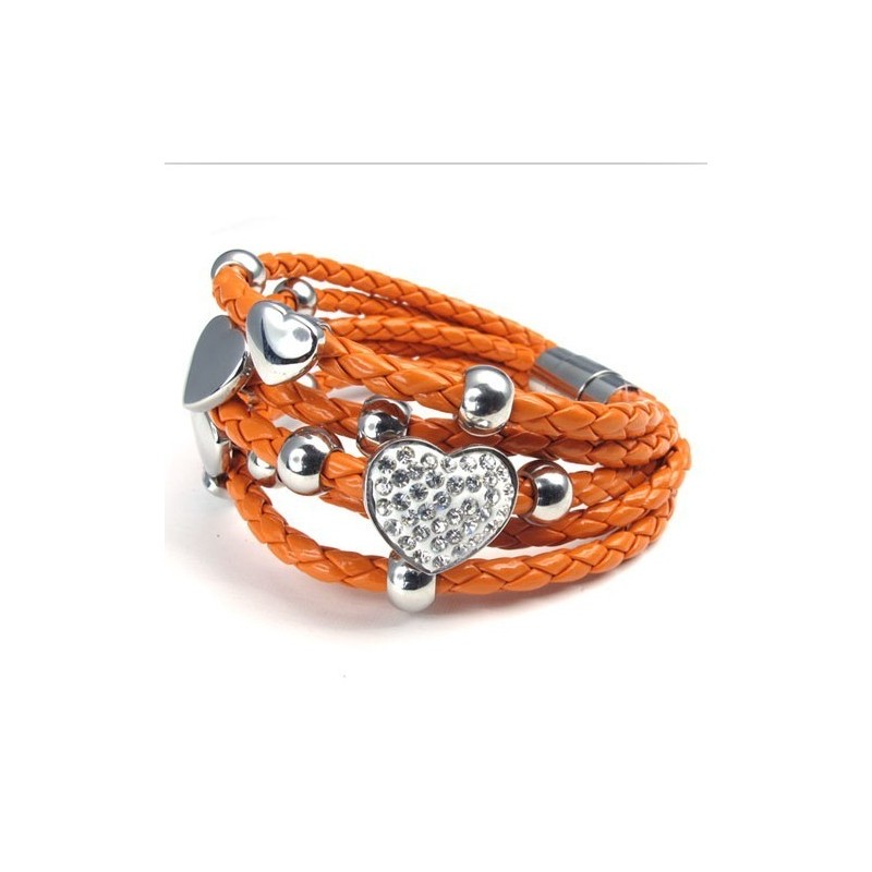 Lindo Design, Lindas Cores, Pulseira De Couro Inoxidável De Qualidade Confiável Lindo Design, Lindas Cores, Pulseira De Couro Inoxidável De Qualidade Confiável
