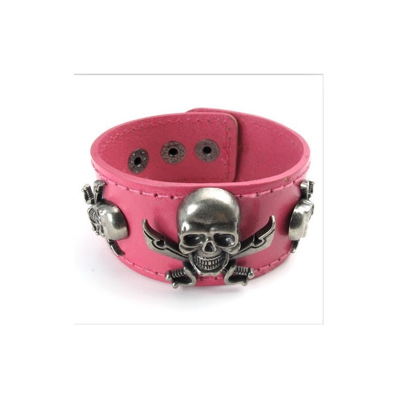 Design Atraente, Lindas Cores, Pulseira De Couro De Titânio De Excelente Qualidade