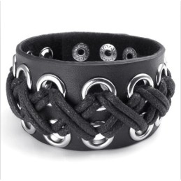Pulseira De Couro De Titânio De Fabricação Habilidosa, Cores Delicadas E Qualidade Confiável