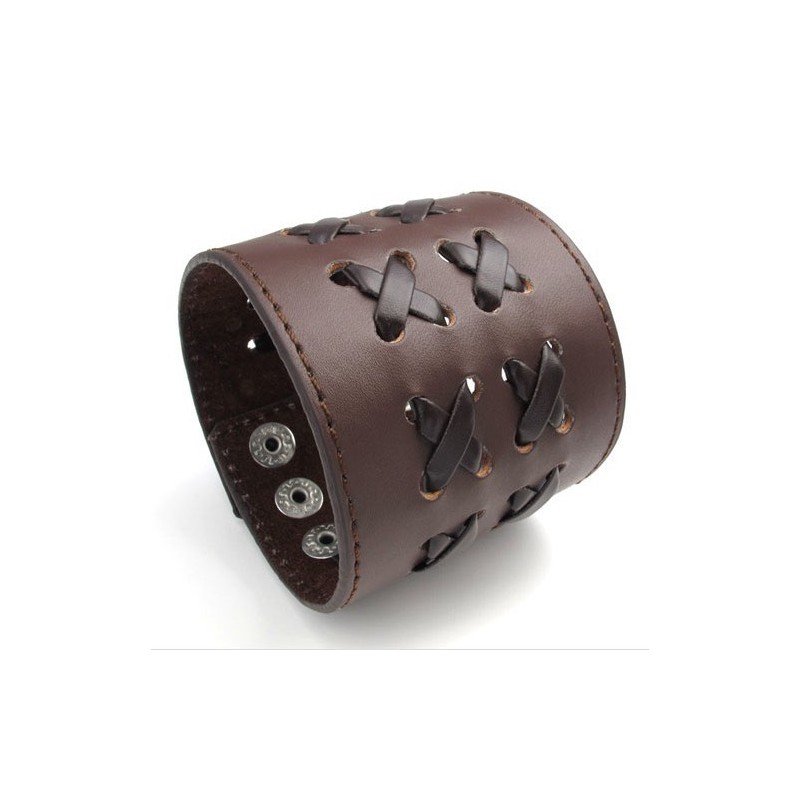 Pulseira De Couro De Titânio De Qualidade Confiável E Cores Delicadas Finamente Processadas