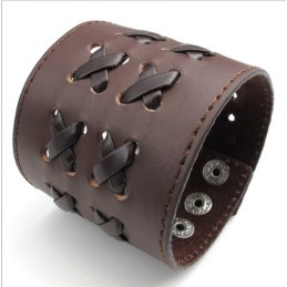 Pulseira De Couro De Titânio De Qualidade Confiável E Cores Delicadas Finamente Processadas