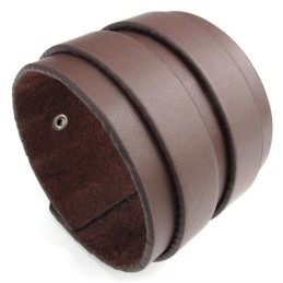 Pulseira De Couro De Titânio De Fabricação Habilidosa, Cores Delicadas E Qualidade Confiável