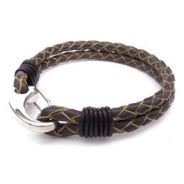Pulseira De Couro De Titânio De Excelente Qualidade Com Design Hábil E Cores Delicadas