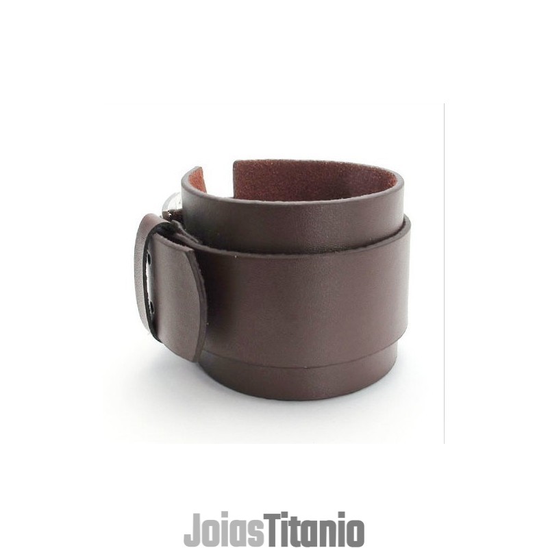 Pulseira De Couro De Titânio De Fabricação Habilidosa, Cores Delicadas E Qualidade Confiável