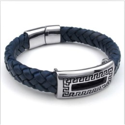 Pulseira De Couro De Titânio Com Design Hábil, Cores Delicadas E Qualidade Confiável