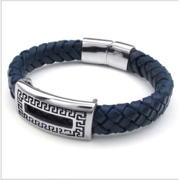 Pulseira De Couro De Titânio Com Design Hábil, Cores Delicadas E Qualidade Confiável