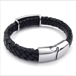 Pulseira De Couro De Titânio Com Design Hábil, Cores Delicadas E Qualidade Confiável