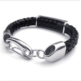 Pulseira De Couro De Titânio De Qualidade Superior Com Cores Delicadas E Design Hábil