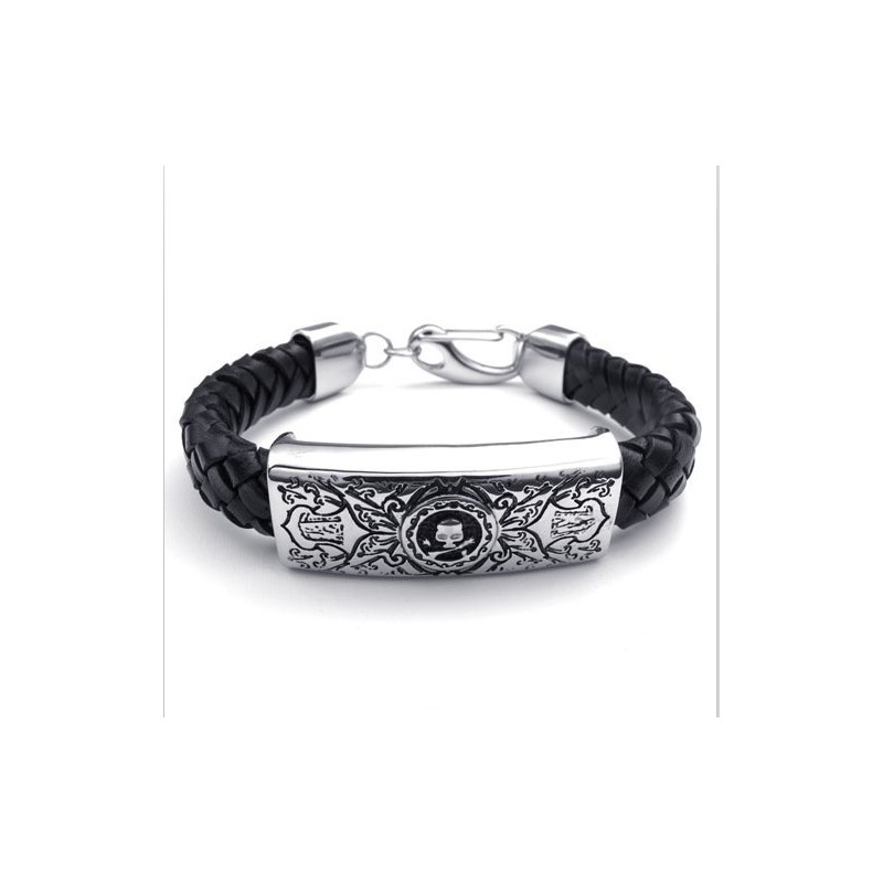 Design Atraente, Cores Delicadas, Pulseira De Couro De Titânio De Excelente Qualidade