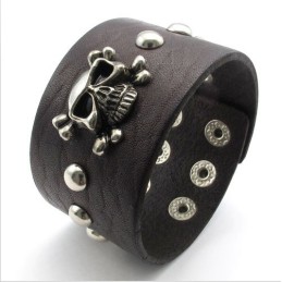 Pulseira De Couro De Titânio De Fabricação Habilidosa, Cores Delicadas E Qualidade Confiável