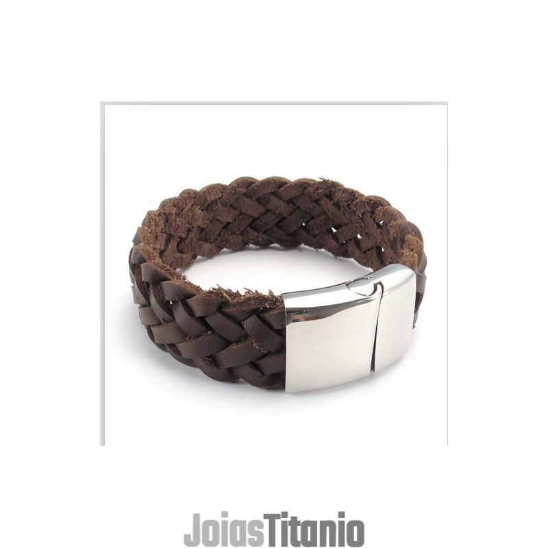 Pulseira De Couro De Titânio De Qualidade Estável E Cores Delicadas Com Design Hábil Pulseira De Couro De Titânio De Qualidade Estável E Cores Delicadas Com Design Hábil