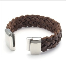 Pulseira De Couro De Titânio De Qualidade Estável E Cores Delicadas Com Design Hábil