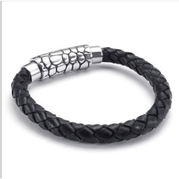 Pulseira De Couro De Titânio Com Design Moderno, Cores Delicadas E Qualidade Confiável