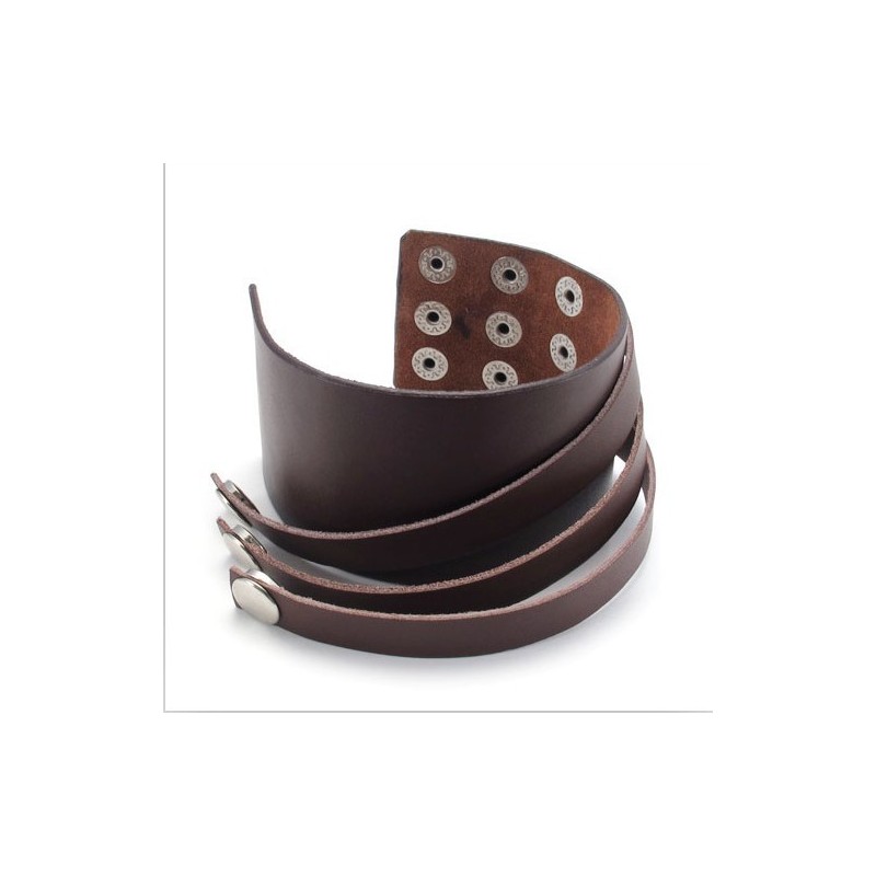 Pulseira De Couro De Titânio De Fabricação Habilidosa, Cores Delicadas E Qualidade Confiável
