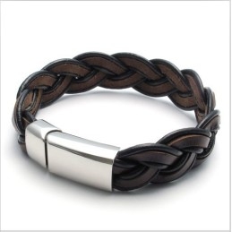 Pulseira De Couro De Titânio De Qualidade Estável E Cores Delicadas Com Design Hábil