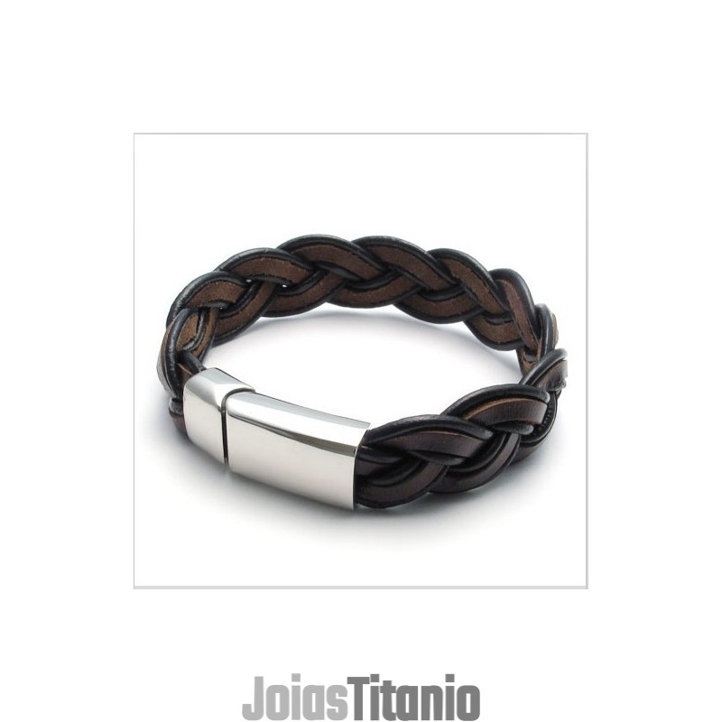 Pulseira De Couro De Titânio De Qualidade Estável E Cores Delicadas Com Design Hábil Pulseira De Couro De Titânio De Qualidade Estável E Cores Delicadas Com Design Hábil