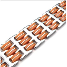 Pulseira De Titânio Colorida De Excelente Qualidade E Fabricação Habilidosa