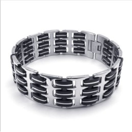 Pulseira De Titânio Com Formato Elegante E Cores Delicadas De Excelente Qualidade