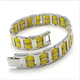 Fabricação Habilidosa, Brilho De Cor, Qualidade Confiável, Pulseira De Titânio