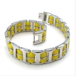 Fabricação Habilidosa, Brilho De Cor, Qualidade Confiável, Pulseira De Titânio