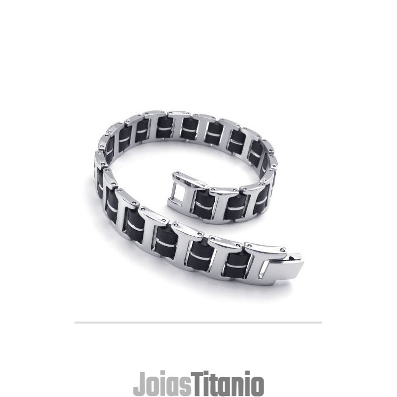 Pulseira De Titânio De Qualidade Confiável E Cores Delicadas Finamente Processadas