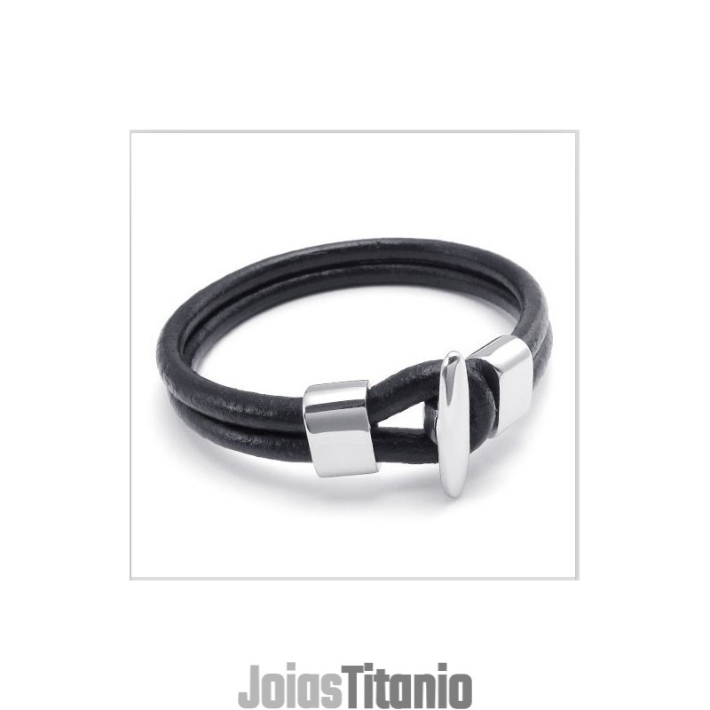 Pulseira De Couro De Titânio De Qualidade Estável E Cores Delicadas Com Design Hábil Pulseira De Couro De Titânio De Qualidade Estável E Cores Delicadas Com Design Hábil