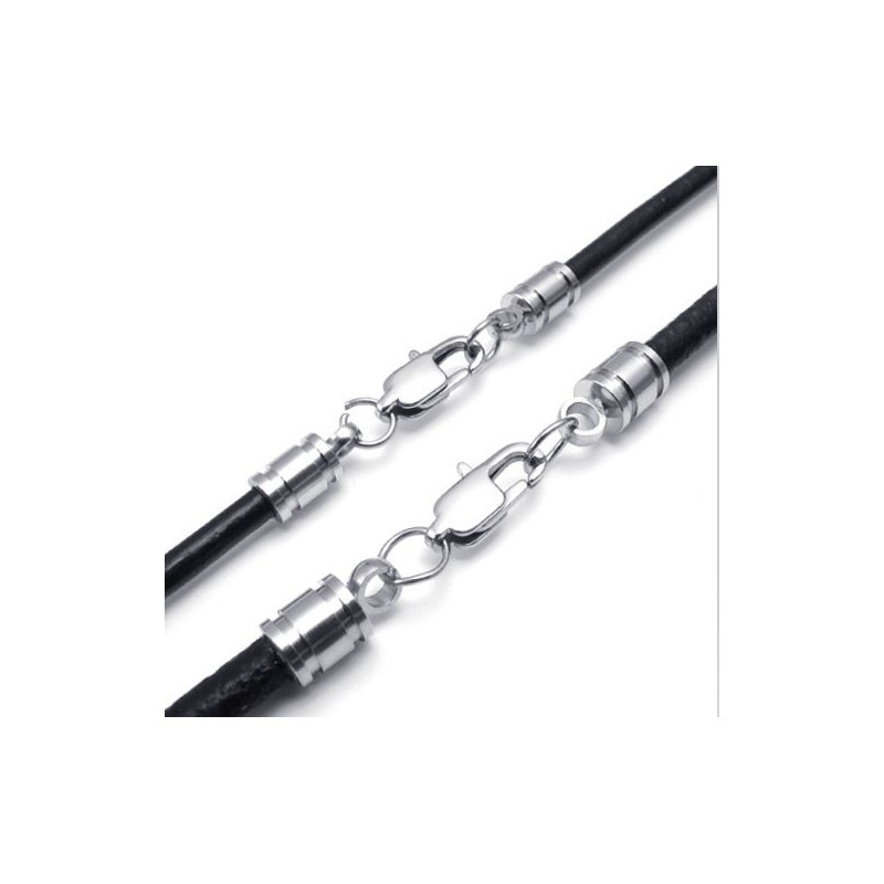 Colar De Couro De Titânio De Excelente Qualidade Com Cores Delicadas E Design Destro