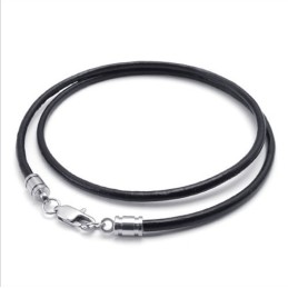 Colar De Couro De Titânio De Excelente Qualidade Com Cores Delicadas E Design Destro