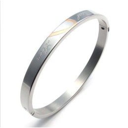 Pulseira De Titânio Com Formato Elegante, Cor Brilhante E Excelente Qualidade