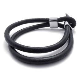 Pulseira De Couro De Titânio De Fabricação Habilidosa, Cores Delicadas E Qualidade Confiável