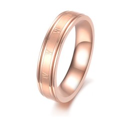 Anel De Titânio Preto Feminino De Qualidade Confiável