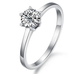 Anel Feminino De Titânio Completo Com Strass