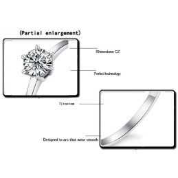 Anel Feminino De Titânio Completo Com Strass