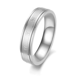 Anel Feminino De Titânio Em Formato De Rosa, Vendendo Bem Em Todo O Mundo