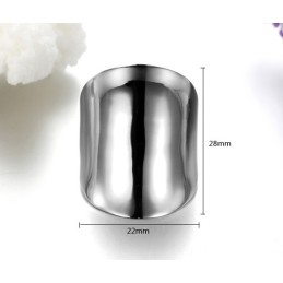 Anel De Titânio Simples E Exagerado De Excelente Qualidade