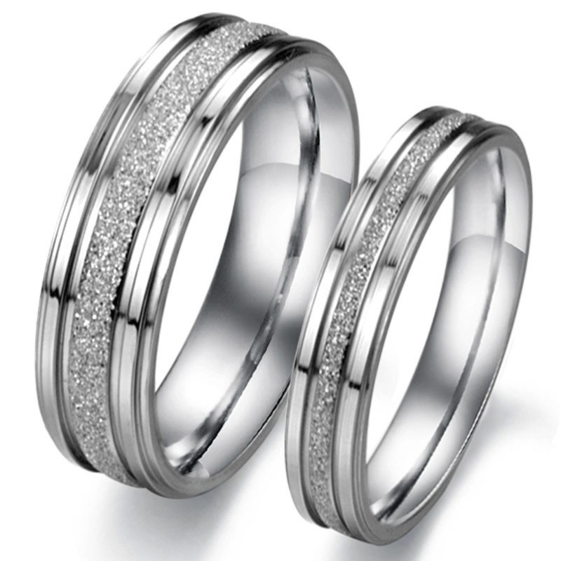 Anel De Titânio Com Pérolas E Areia Para Amantes Anel De Titânio Com Pérolas E Areia Para Amantes