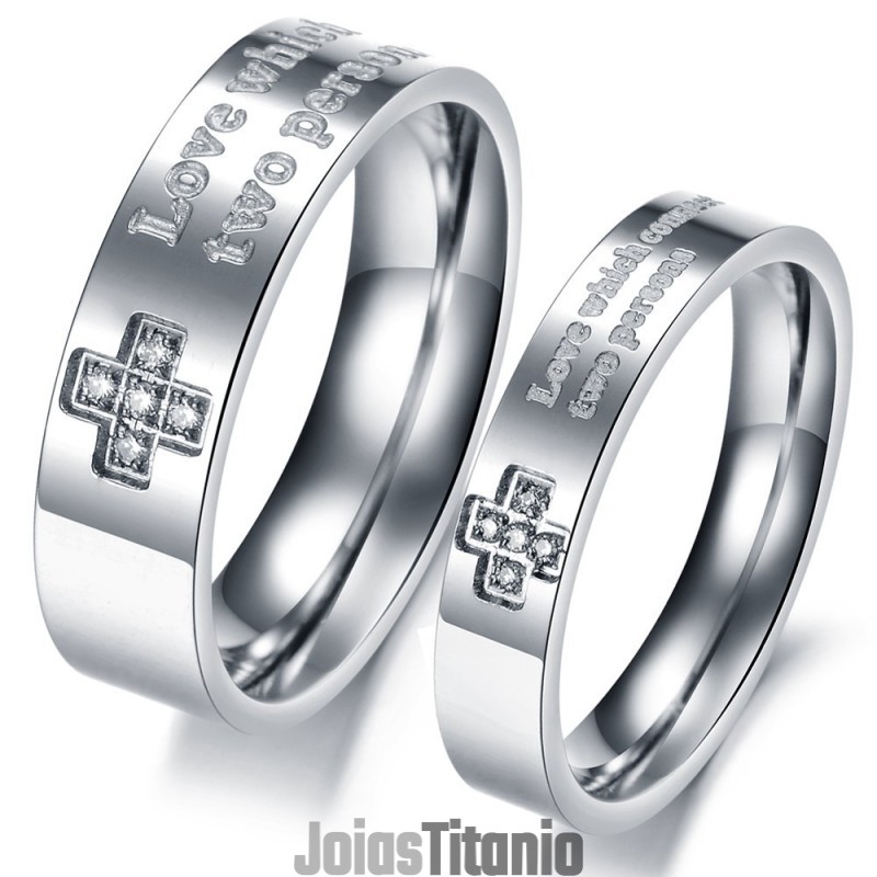 Anel De Titânio Com Strass Para Amantes, Vendendo Bem Em Todo O Mundo Anel De Titânio Com Strass Para Amantes, Vendendo Bem Em Todo O Mundo