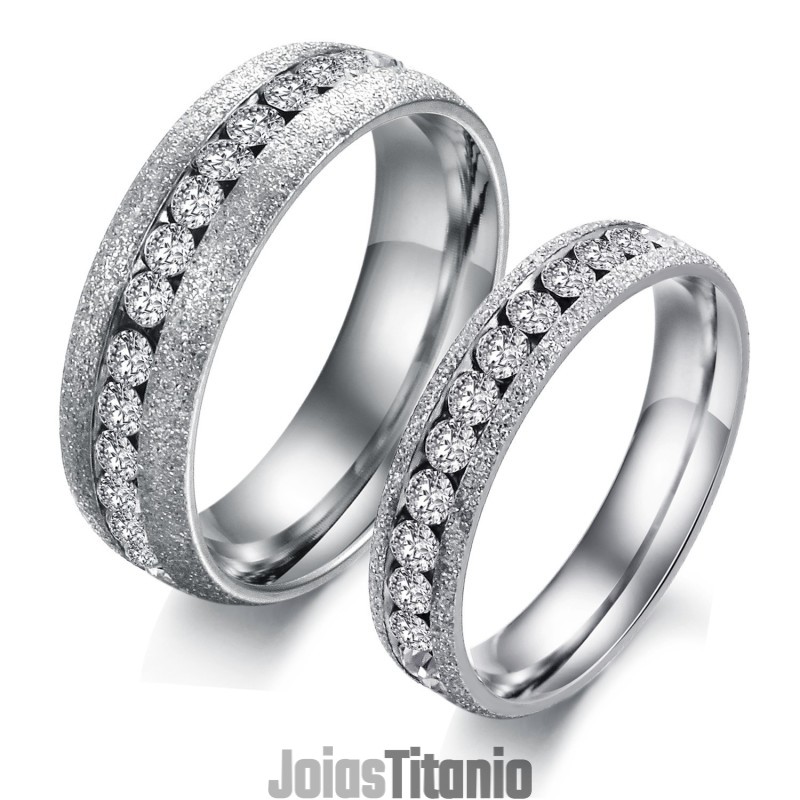 Anel De Titânio Com Pérolas E Areia Para Amantes Anel De Titânio Com Pérolas E Areia Para Amantes