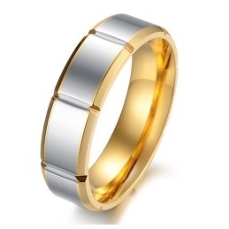 Anel De Titânio De Qualidade Estável E Moderno Para Amantes