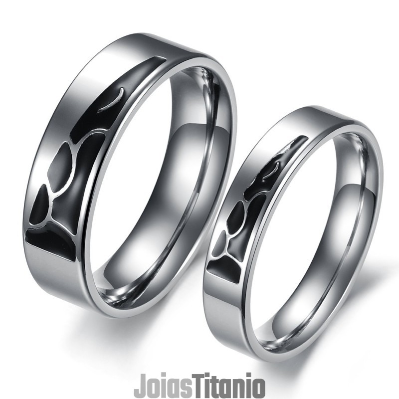Anel De Titânio De Qualidade Estável Para Amantes Anel De Titânio De Qualidade Estável Para Amantes