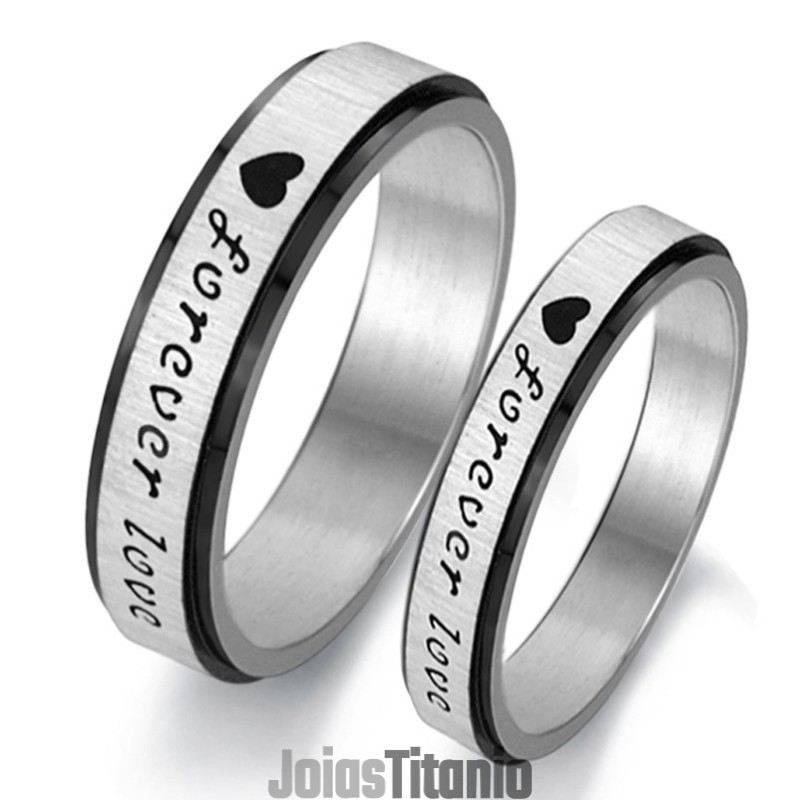 O Rei Da Quantidade Anel De Titânio Amor Infinito Para Amantes O Rei Da Quantidade Anel De Titânio Amor Infinito Para Amantes