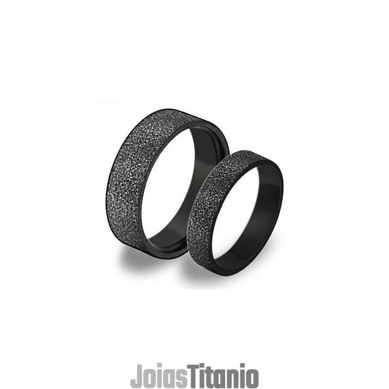 Anel De Titânio Preto De Qualidade Superior Para Amantes Anel De Titânio Preto De Qualidade Superior Para Amantes