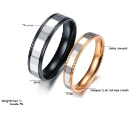 Anel De Titânio Com Amor Infinito E Reputação Confiável Para Amantes